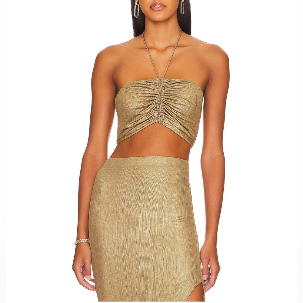 Revolve Gold Two Piece Set